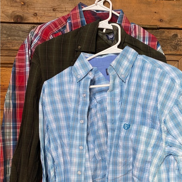 3 panhandle button up western shirts - Picture 1 of 4